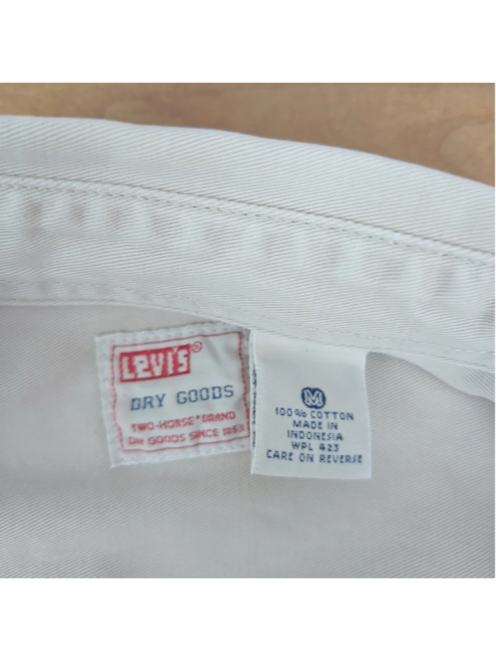 Y2K Men's Levi's Twill Workwear Style Shirt Medium